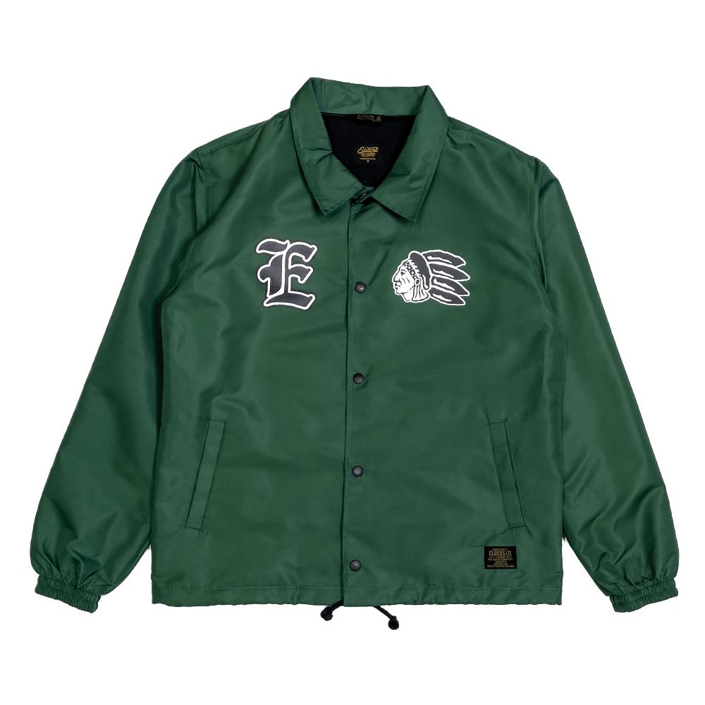 Coach Jacket Chippewa Green Elders Co