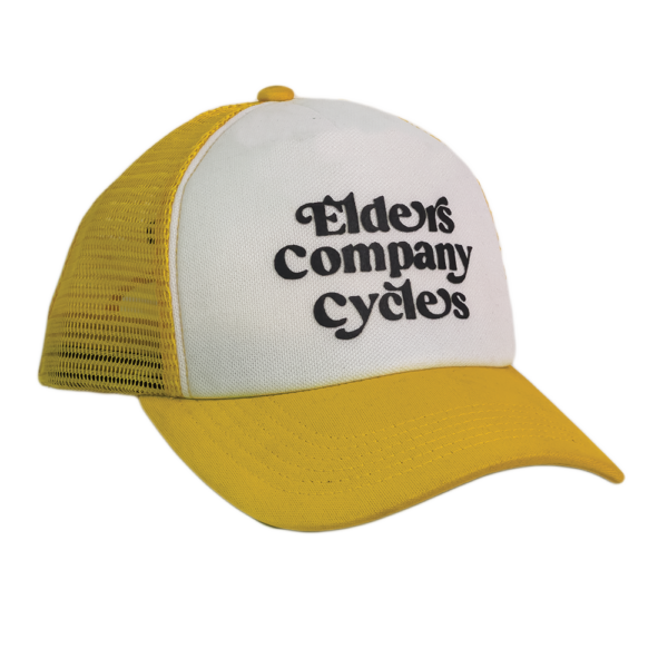 Trucker Hat - Retro Cycles Yellow