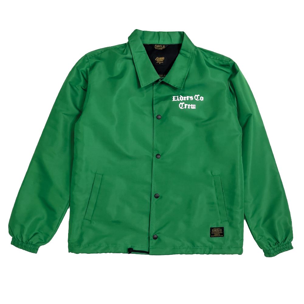 Coach Jacket “Elders Crew” – Light Green | Elders Co.