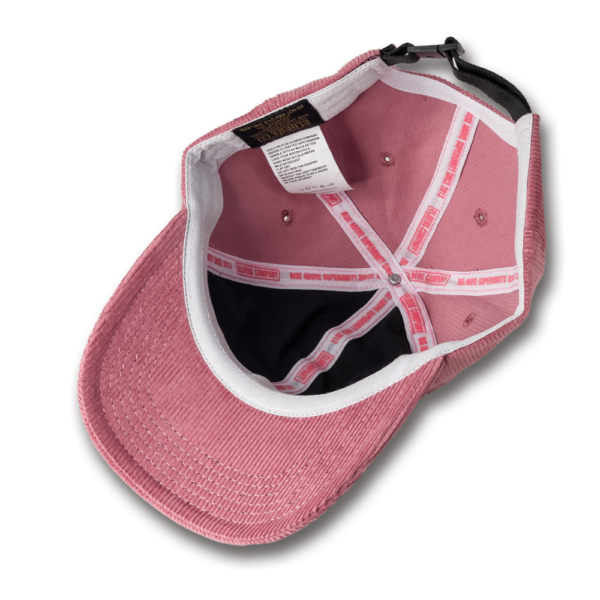 Baseball Hat - "Campus" Corduroy - Magenta - Image 4