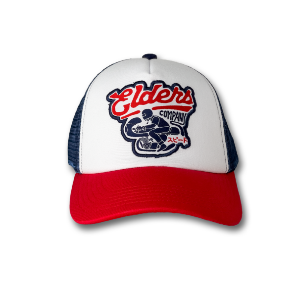 Trucker Hat - Racer - Red White Blue