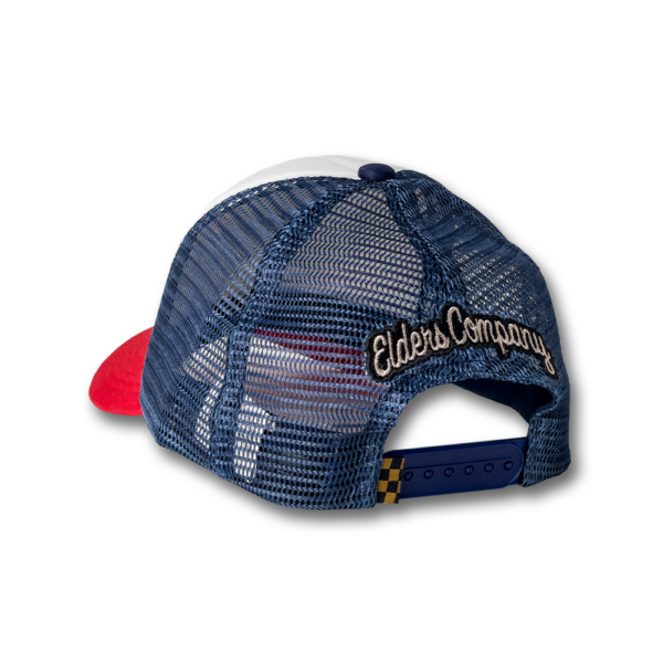 Trucker Hat - Racer - Red White Blue - Image 3