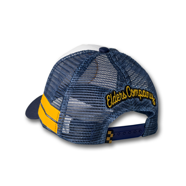 Trucker Hat - Racing Team - Navy Yellow White - Image 3