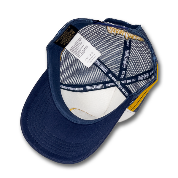 Trucker Hat - Racing Team - Navy Yellow White - Image 4