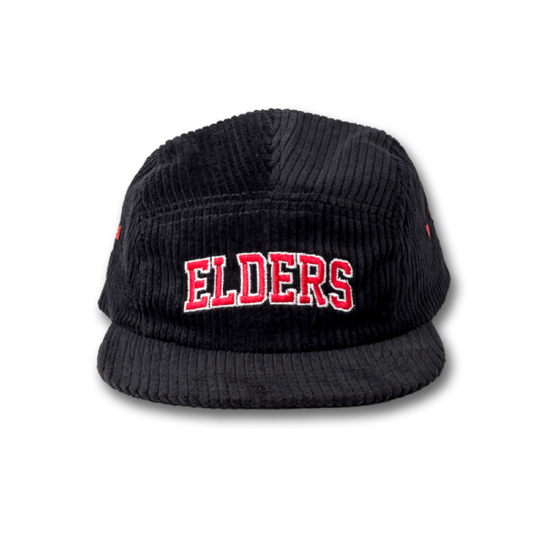 5 Panel Hat "Elders Company - Campus Logo" Black