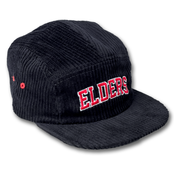 5 Panel Hat "Elders Company - Campus Logo" Black - Image 2