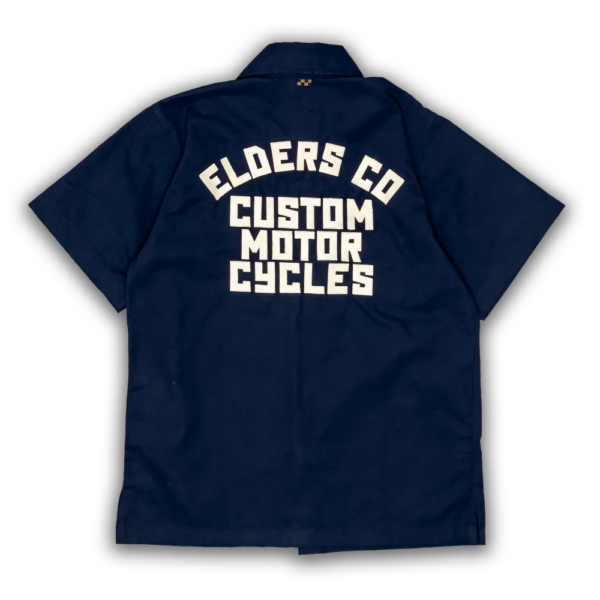 Work Shirt - Custom Motorcycle -Navy