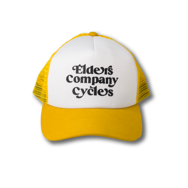 Trucker Hat - Retro Cycles Yellow