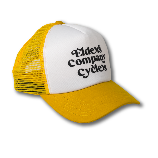 Trucker Hat - Retro Cycles Yellow - Image 2