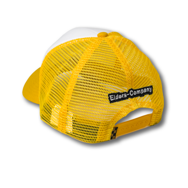 Trucker Hat - Retro Cycles Yellow - Image 3