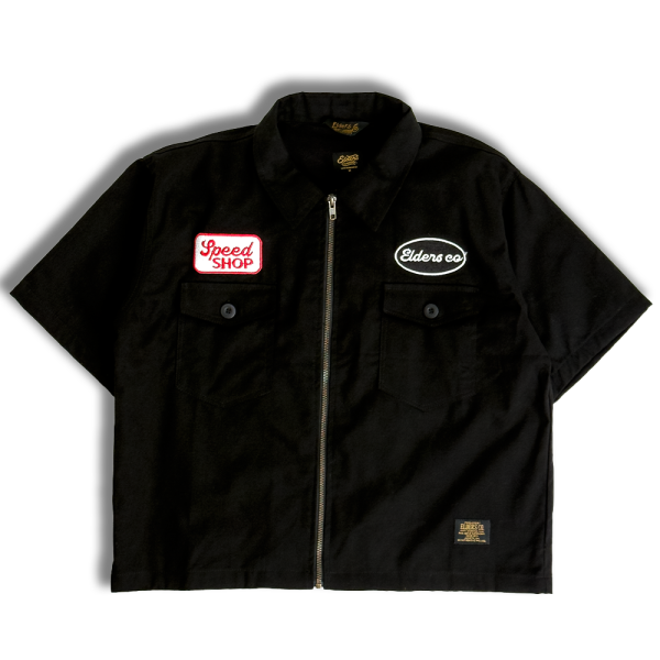 Work Shirt Zip "Speed" Black